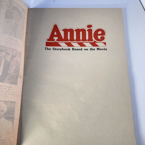 Annie The Storybook Based on the Movie Paperback 1982 Amy Ehrich - Picture 4 of 9